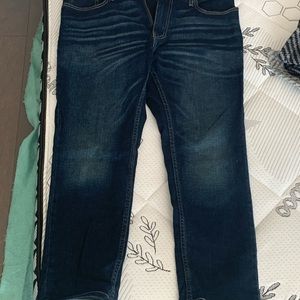 Hollister slim jeans navy blue denim. Waist 34, length 30